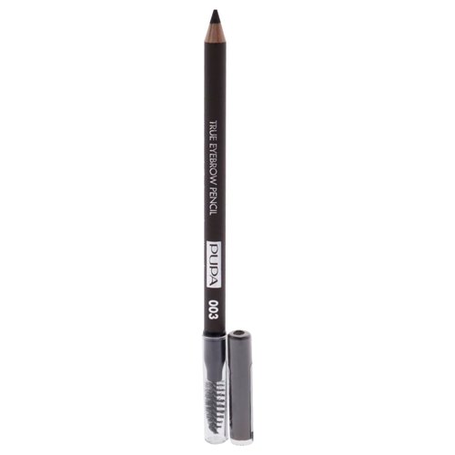PUPA Milano True Eyebrow Pencil Pencil - Shape And Define Natural Looking Eyebrows - Fill And Volumize For Beautiful Thick Brows - Sculpt Arches With Smooth Precision - 003 Dark Brown - 0.038 Oz