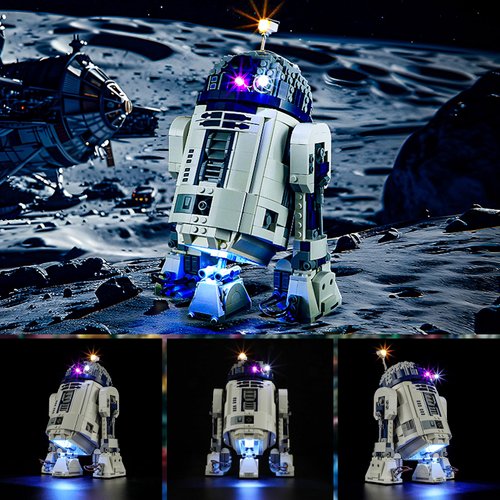 YEABRICKS LED Light for 75379 Star Wars R2-D2 Building Blocks Model (Building Set NOT Included)