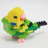nanoblock - Birds - Budgie Green Opaline, Collection Series Building Kit