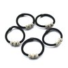 Ruihfas 10Pcs Lady Girls Shiny Rhinestone Rubber Band Hair Rings Korean Hair Accessories Hair Ropes Ponytail Holder