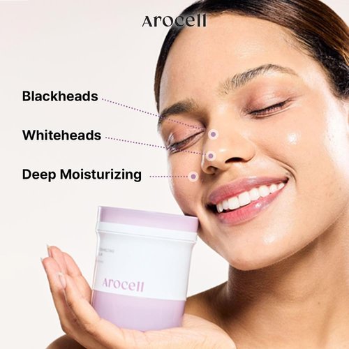 AROCELL Super Collagen Melting Cleansing Balm – Grinding Deep Pore Blackhead Cleanser with Peptide Face Wash Makeup Remover Hydrating Korean Skincare