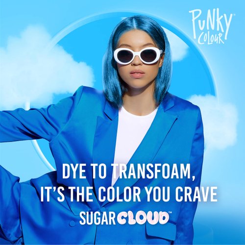 Punky Sugar Cloud, Semi-Permanent Foaming Hair Color, Jawbreaker, 6 fl oz.