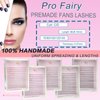 Pro Fairy Premade Fans Lashes 7D 8D 10D 12D 14D Voleme Lash Extensions Pre Made Fans Eyelash Extension Mixed 8-15mm Thickness 0.07 Curl C/D (8D 0.07 C Mix)