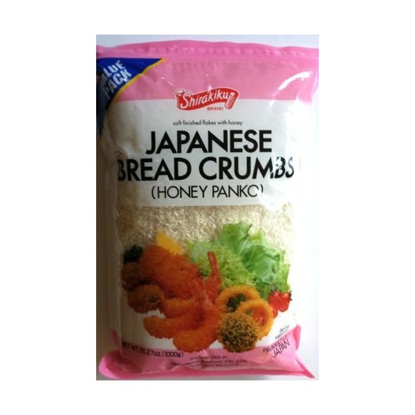 Shirakiku Honey Panko Japanese Bread Crumbs 2.2 Pounds