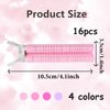 SHEHARUHI 16 PCS Hair Volumizing Roller Clips for Women - Root Clips for Fluffy, Instant Volume (Pink, Purple)