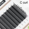 COZBIRD 3d W Lash Extensions W shape Eyelashes Premade Fans Volume Faux Mink Matte Black Fluffy yy Lash 12 Rows (0.07mm C curl 13mm)