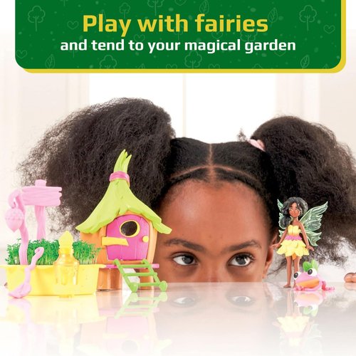My Fairy Garden - Hop's Hideaway - Magical Toy Playset - Plant Seeds, Fairy Doll & Pet Frog Accessory - Grow & Play in Nature - for Kids Ages 4 and Up