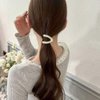 KuuGuu 6 PCS Rhinestone Small Hair Claw Clips for High Ponytail Shining Metal Hair Clip Set Fashion Anti-slip Shark Barrettes Ponytail Buckle Holder Hair Accessories for Women Girls Thick Long Hair