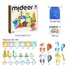 MiDeer Dinosaur Toy Magnetic Tiles 48 Pcs, Magnetic Building Blocks for Toddler 3-5, Educational Stack Tile Construction Magnet Block STEM Learning Toy for Kids Age 3-5 4-8