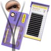 SEEDEW YY 3 Split Tips Lash Extensions, Natural Look Lash Clusters, Lash Tray Practice Lash Strips, Soft Fluffy Thicker More Time-Saving, Long Sterm D Curl Lash Tech Must Haves(YYY-0.07-MIX8-15)