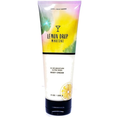 Bath and body Lotion, Perfume Mist, Shower Gel Holiday and Tropical Fragrance Collection (Lemon Drop Martini Body cream, 8 Ounce)