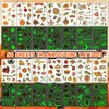 EMOME Thanksgiving Fall Tattoos for Kids, Bulk Party Favors Decorations Supplies Autumn Tattoos, Thanksgiving Games Fillers Prizes for Fall Festival Decor Activities (56PCS)