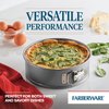 Farberware Bakeware Springform Baking Pan, Round Nonstick Cheesecake Pan - 9 Inch, Gray