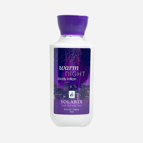 SOLARIX Warm Night Body Lotion for Men and Women 24 Hr Moisture, lightweight, Non-greasy (8oz)- Christmas/Halloween/Thanksgiving Gift/Graduation Gift