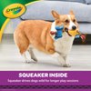 Crayola for Pets Crayon Rope Plush Squeaker Dog Toy, Interactive Dog Tug Toy with Pup-Visible Colors Dogs See Best, Rope Toy for Dogs with Plush and Squeaker