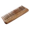 THE Unltd India finest Neem wood Handmade Comb For Detangling Long, Thick and Wavy Hair, Wide Tooth Structure for Gentle Grooming Anti Static, Organic Hair Comb for Men, Women and Kids (Wide Teeth)