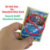 DeElf 1000ct Clear Card Sleeves for Yu-Gi-Oh Game Cards 59 mm x 87mm