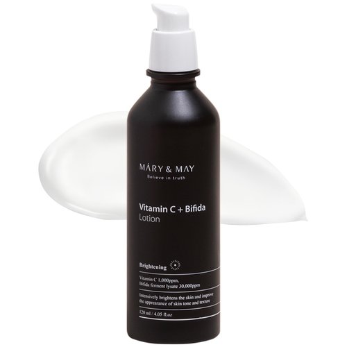 Mary&amp;May Vitamin C+ Bifida Lotion - Nourishing Face Lotion for Evens Skin Tone and Moisturization...