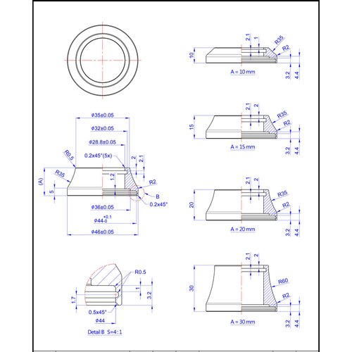 OMNI Racer WORLDS LIGHTEST Integrated Headset Conical Carbon Spacer 1-1/8" Height: 8-30mm, Finish: Glossy or Matte (28mm Matte)
