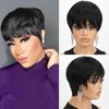 XC CLOUDS Pixie Cut Wig Human Hair for Black Women Natural Black Wig Human Hair Wigs Human Hair Glueless Wear and Go 1b Color Short Pixie Cut Wigs Human Hair