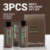 Birthday Gifts for Men BODY & EARTH Gift Sets for Men 3PC Mens Gift Set Gift Baskets for Men Includes Sandalwood Shower Gel Body Lotion Shampoo, Mens Gift Basket Christmas Gifts for Men Boyfriend