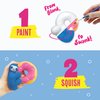 DOODLE HOG Sloth Squishy Painting Kit - Squishy Toys for Kids, Squishies for Kids - Slow Rise Squishy Animals - Ideal Arts and Crafts, Gifts for 8-12, Girls & Boys, Easter Basket Stuffers