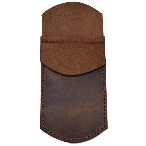 Hide & Drink, Durable Leather Pocket Protector, Pencil Pouch, Pen Holder for Shirt Pockets, Lab Coats, Backpacks, Office & Work Essentials, Handmade Includes 101 Year Warranty (Bourbon Brown)