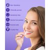 MySmile Non-Sensitive 10Pcs Teeth Whitening Strips Kit with Waterproof 28X LED Light 10-Min Fast Remove Coffee Wine Tobacco 20 Years of Stains Whitening Tooth Care Oral Safe for Enamel