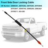 25880301 Front Left Right Side Door Locking Cable Door Handle Latch Release Cable for GMC Sierra 1500 2500 3500 for Chevrolet Silverado 1500 2500 3500