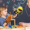 JUSTQUNSEEN Hand Puppet Realistic Plush Puppet 13",Insect Animal Puppets for Kids Insect Stuffed Animal Hand Puppet with Moveable Mouth,Soft Stuffed Bee Puppet Story Toy Puppets Role Play Show Game
