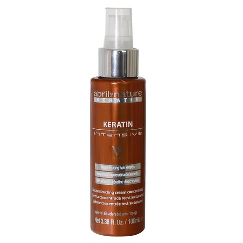 abril et nature - Keratin Professional Hair Serum - Ultra Fast Keratin Hair Concentrate - Repairs and Regenerates Hair Fiber - Split End Sealer - Adds Shine and Softness - 100 ml