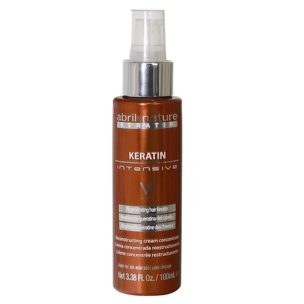abril et nature - Keratin Professional Hair Serum - Ultra Fast Keratin Hair Concentrate - Repairs and Regenerates Hair Fiber - Split End Sealer - Adds Shine and Softness - 100 ml