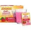Emergen-C (30 Count, Raspberry Flavor, 1 Month Supply) Dietary Supplement Fizzy Drink Mix with 1000mg Vitamin C, 0.32 Ounce Packets, Caffeine Free