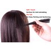 PERFEHAIR 2pcs Detangling Brush Hairstyles Teasing Comb for Volume Hair, Rattail Comb Backcombing Brush for Fine Thin Hair - Black