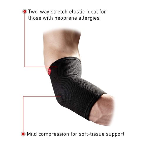 McDavid 512 Elastic Elbow Support, Small, Black