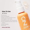 OZNaturals Glow Vitamin C Serum for Face - Brightening Anti Aging Serum with Hyaluronic Acid, Green Tea, and Vitamin E - Targets Age Spots - 1 oz