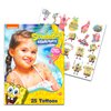 Spongebob Squarepants Temporary Tattoos for Kids and Adults - 75 Spongebob Tattoos For Party Favors Goodie Bags and More (Spongebob Party Supplies Bundle)