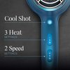 Remington Pro D2042 Professional Titanium Ceramic Hair Dryer with Concentrator and Diffuser Attachments Blue