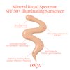toty - Ilumina Mineral Glow SPF 50+ Illuminating Broad Spectrum Mineral Sunscreen - Rejuvenates & brightens with 2% Niacinamide, PLE FernBoost Technology, Vitamin E - by Sofia Vergara - 1.35 fl oz