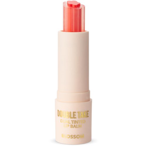 Blossom Double Take Moisturizing Lip Balm with Shea Butter, Flower Shaped Dual Tinted, 0.13oz/3.6g, Tickle Me Pink