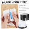 MERRYHAPY 1 Set Barber Neck Strip Dispenser Box with Neck Strips Convenient Neck Paper Holder for Salons and Barbershops Easy to Use Neck Strip Storage Solution