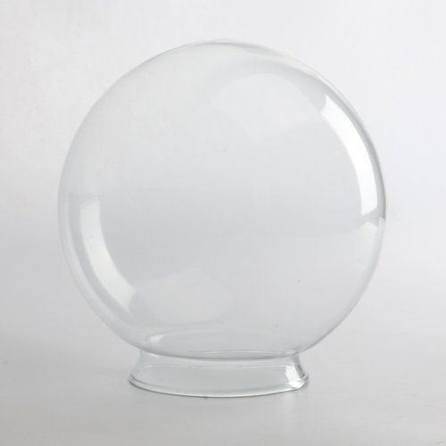 Permo Lighting Fixture Replacement 5.9" Round Globe Clear Glass Shade