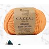 3 Ball(Pack) Gazzal Organic Baby Cotton Yarn, Total 5.28 Oz.100% Organic Cotton, Each 1.76 Oz (50g) /125 Yrds (115 m),3 Light DK,Global Organic Textile Standard Certified(Mustard Yellow - 418, 3 Pack)