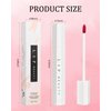 Moisturizing Lip Tint Stain, Velvet Water Lip Tint Liquid Lipstick Makeup, Vivid High Pigment & Non-Sticky & Non-Transfer Wear Lip Gloss Oil for Lasting All-Day Beauty, Multi-use Lip & Cheek Tint- 02#