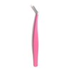 sawkit Eyelash Applicator Tool 1-pcs Lash Applicator Tool Set Lash Extension Tweezers,Stainless Steel Fiber Tip Isolation Tweezers Eyelash Extensions(Rose red T11-4RP)