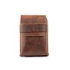 The Antiq Playing Card Case, Leather Case for Board Games, Playing Card Holder, Coin Pouch, Change Holder, Money Organizer, Card Deck Holder, Cellphone Adapter Case, Leather Travel Accessory (Brown)