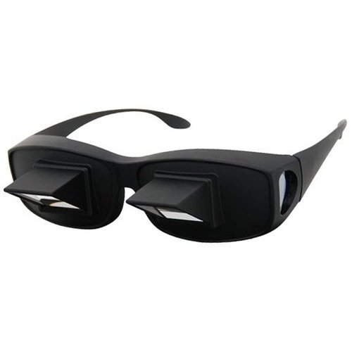 Prism Fit-over lazy glasses night time bed prism reading glasses