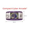 Compact Cyber Arcade Portable Gaming Console, 250 Games, LCD, Purple, JL2375PR