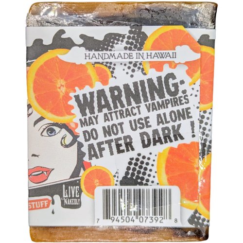 Filthy Vampire Blood Orange BAR SOAP Orange Pomegranate Turmeric