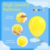 BAUANOOY Carnival Balloons, 60pcs 12 Inch Red Light Blue Royal Blue Yellow Latex Balloons for Carnival Theme Birthday Party Decorations